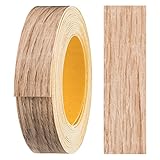 haggiy Cinta para Bordes de melamina autoadhesiva 18 mm x 5 m I Cinta para Bordes I Cinta para Bordes de Muebles I Sujeción Segura sin Planchar I Chapa para estantes/Paneles de Madera Roble Sonoma