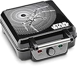 Star Wars LSW-281CN 4-Waffle Maker, 4 Slice, Black