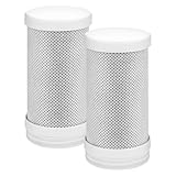 HOTUT Filtro de Fibra de Carbono, 2 piezas Cartuchos de repuesto para filtros de agua, Cartuchos de Repuesto para Filtros de Agua para Filtro de Agua Grifo, Filtros de Cloro, Sedimentos
