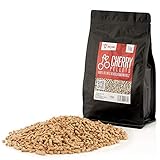 BBQ-TORO Pellets de 100% Madera de Cerezo Cherry | 1 Kg | para Barbacoas, Ahumadores, Fumador, Horno de Pellets y Sistemas de Calefacción | Pellets para Barbacoa
