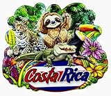 Imán para nevera de Costa Rica, recuerdo de viaje, 3D, decoración de nevera, colección de recuerdos