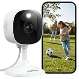 AOQEE Cámara Vigilancia WiFi Exterior/Interior - 2K Camaras Vigilancia Domicilio WiFi con IP65, Visión Nocturna en Color, Detección Humana, Sirena, 24/7 Grabación Continua, Compatible con Alexa,C1