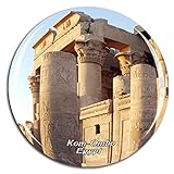 Weekino Templo de Egipto KOM-Ombo Imán de Nevera 3D de Cristal de la Ciudad de Viaje Recuerdo Colección de Regalo Fuerte Etiqueta Engomada refrigerador