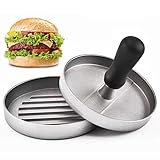 BeautyGym Prensa de Hamburguesa Antiadherente con Molde y 100 Papels para Hacer Hamburguesas en Barbacoa o Parrilla - Utensilios de Cocina