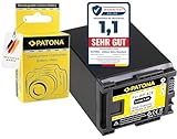 PATONA BP-828 Batería 2670mAh Compatible con Canon Camcorder FS11 FS21 FS22 HF10 HF20 HF100 HG20 XA20 XA40 XA60 Legria FS200 FS306 FS406 GX10 HF G10 G40 G50 M30 M40 M400 S10 S100 BP828 BP 828