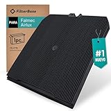 FilterBase® Filtro de carbón activo para Falmec 103050107 tipo 3 o Airlux CR1000-1 pieza filtro para campana extractora