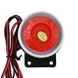 Sirena de zumbador de 220 V, Alarma piezoeléctrica, Sonido de Sirena, bocina, Tono de Tweeter de Emergencia, Alarma de Seguridad de Alto decibelio, Sirena para áreas residenciales del hogar