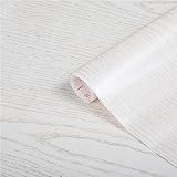 d-c-fix vinilo adhesivo muebles Madera de nácar blanco efecto madera autoadhesivo impermeable decorativo para cocina, armario, puerta, mesa papel pintado forrar rollo láminas 67,5 cm x 2 m