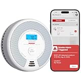 X-Sense Detector de Humo y monóxido de Carbono Wi-Fi con batería reemplazable, Detector Combinado Inteligente Compatible con la aplicación X-Sense Home Security, SC07-WX, 1-Pack