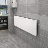 HUOLE Mesa de Pared Plegable Flotante para Ordenador portátil, Mesa de Trabajo Plegable, Mesa de Ordenador, Mesa de Cocina,Oficina,Mesa de Pared Plegable flotante-80 * 50 * 1,6 cm-Blanco