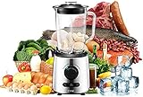EVVO Batidora de vaso, Pontencia 600W, 21000RPM Máxima Velocidad, Ideal para Batidos, Smoothies y Picar Hielo, Capacidad de 1,5 Litros, Preparada para Batir, Triturar y Picar (Modelo Tasty Cyclon)