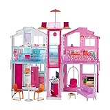 Barbie Supercasa, Casa de muñecas con accesorios (Mattel DLY32), Exclusivo en Amazon