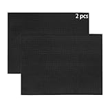 Ulable Salvamanteles, Microfibra, Secado Rápido, 2 Piezas Salvamanteles para Cocina, Accesorios de Mesa, Lavable a Máquina Negro