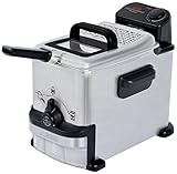 Seb fr701602 Semi Pro Oleoclean Compact Freidora acero inoxidable cepillado 2 L