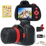 YunLone Cámara Fotos Infantil Reflex 31MP Cámara Digital SLR Niños Cámara Foto 1080P Video Camara Infantile con AF, MF, Zoom, Tarjeta 32G, 2.4” IPS Cámara Digital para Niños 5 6 7 8 9 10 11 12 Años