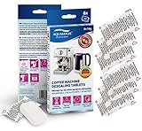 Pastillas descalcificadoras para máquina de café y hervidor de agua 16g cada uno/Compatible con Tassimo Bosch (6)