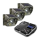 Sistema de alarma Alarma de entrada con energía Solar, alerta inalámbrica de 500 metros de largo alcance, sistema de seguridad for el jardín del hogar, Sensor de movimiento resistente a la intemperie