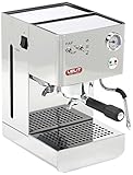 Lelit PL41PLUS Glenda, Máquina de Espresso Semiprofesional – Termómetro Analógico de Temperatura de Caldera-Ideal para el Expreso y el Capuchino, 1200 W, 2.7 litros, Acero Inoxidable, Plateado