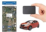 Localizador GPS para Coche Auto con App, Rastreador 4G LTE para Vehículos, Motos y Equipaje, Batería de 60 días Mini GPS con Tarjeta SIM Incorporada, Monitoreo en Tiempo Real e Historial de Ruta