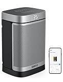 Calefactor Inteligente Dreo de 1500W para Interiores: Calefactor portátil con oscilación de 70°, compatible con WiFi, Alexa y Google Assistant, con termostato y control remoto