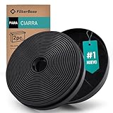 FilterBase® 2 filtros de carbón activo para campana extractora Ciarra CBCF003