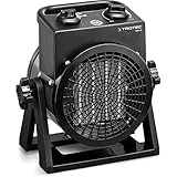 TROTEC Calefactor de cerámica TDX 10 con una potencia de 2 kW Protección contra el sobrecalentamiento Motor del ventilador con protección térmica