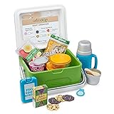 Melissa & Doug Let's Explore Camp Cooler, Nevera portátil para niños con accesorios, Juego creativo de simulación, Comida de juguete, Regalo para niños y niñas de 3 4 5 6 7 años