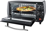 Steba KB 9.2 - Mini horno, Eléctrico, 9 L, 800 W, 2 niveles de cocción, carcasa de acero inoxidable