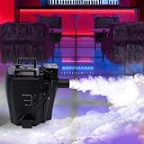 Loobiiny Máquina para niebla de hielo seco 3500 W máquina para niebla de suelo Dry Ice 220 V 50 Hz hielo seco máquina DJ Party hielo seco