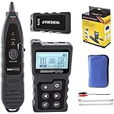 NOYAFA Advanced Network Cable Tester with PoE Multifunction Wire Tracker for te Toner Tool Kit with Bag Probe Audio Tone for LAN CAT5 CAT6 Tracker