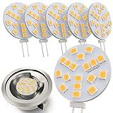 JAUHOFOGEI Bombilla LED G4 12V ac/dc Luz Calida 3000K 2W sustituir Halógena G4 20W JC - Bombilla Campana Extractora G4 - Mini Bombillas Lámpara para Foco - LED Light Bulb G4 - Pack de 6 Unidades