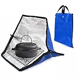 FMINGYU Horno Solar Premium, Cocina Solar portátil for Exteriores y Horno for Acampar, Herramienta de Emergencia for Viajes, Reforzado y Plegable, Viene con Bolsa de Transporte