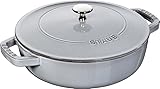 Staub 12612418, Tostador chistera con Inducción, 24 cm, Gris