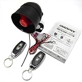 Riloer Sistema de Alarma antirrobo para automóvil, Sistema de protección de Seguridad de Alarma Universal Bocina de Seguridad para automóvil CW-8110 12v 20w Dispositivo de Alarma de 6 Tonos