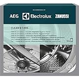 AEG M3GCP400 - Limpieza y Cuidado para Lavadoras y Lavavajillas 3 en 1 (12 unidades): Descalcificador, Desengrasante y Desinfectante