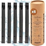 Binchotan Bio x5 - Carbón activado Takesumi de bambú para purificación del agua - Filtración ecológica y sostenible - Pack de 5 palos de Takesumi