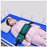 Leisall Cinturón de Seguridad para Cama - Cinturón de Seguridad de Cama Ajustable para Pacientes de algodón cómodo,para Ancianos, discapacitados, niños(A,330cm/130in)