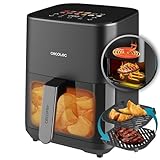 Cecotec Freidora de Aire sin Aceite de 4L con Doble Resistencia, Plancha, Grill, Air Fryer Cecofry&Grill Duoheat 4000. 1900W, Pared Divisoria Móvil, Temperatura Regulable 40-200°C, 10 Menús