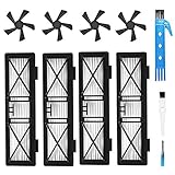 Kit de reemplazo de filtro y cepillo lateral ultra rendimiento para Neato Connected D3 D4 D5 D6 D7 Botvac serie D75 D80 D80 y Botvac 70e 75 80 85 robótica (Set 1)