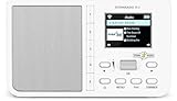 TechniSat STERNRADIO IR 2 - Radio por Internet (Wi-Fi, Pantalla a Color, Despertador, Temporizador, AUX, repetición de Alarma, Teclas de selección Directa, Control de aplicación), Color Blanco