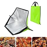 Horno Solar al Aire Libre, Bolsa de Cocina Solar portátil para Acampar, Horno de Cocina Plegable para Barbacoa mochilero Viajes Senderismo