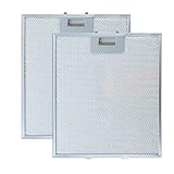 Pack 2 Filtros Metálicos para Campana Extractora de Cocina y Acondicionadores de aire KE0001781 Compatible con Campanas Fagor, Edesa, Aspes, Balay | 30,5x26,8cm | Color Plateado