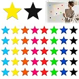 Rebanky 40 pcs Estrellas Magneticas Recompensa Imanes Estrellas Imanes Pizarra Magnetica Estrellas para Tabla de Recompensas Magnetica,Pizarra Blanca,Nevera