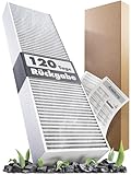 A&M® Filtro de carbón activo para campana extractora Puakf y Bora Pure | Filtro de carbón activo para la cocina Puru o Puxu con recirculación de aire