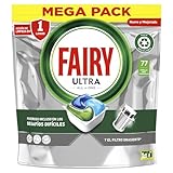 Fairy Platinum Normal, Cápsulas De Lavavajillas Todo En Uno, 77 Cápsulas, Para Los Restos Más Difíciles, Limpia Incluso La Grasa De Los Filtros