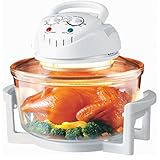 Horno de Convección Halógeno 1400 W 18 Litros con Aro extensor y accesorios Multifunción