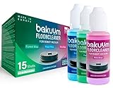 BAKUUM Fregasuelos Monodosis Concentrado Limpiador Robot Aspirador, Potente Aroma Duradero Sin Marcas ni Rayas. Parque, Tarima, Cerámicos, Porcelánicos, Baldosas.15 Botellas de 20ml.