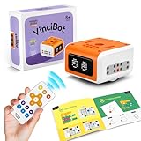 MatataStudio Robot Programable para Niños, VinciBot AI Robot Control Remoto Robot Electrónico Compatible Scratch y Python Kit Robotica Interactivo Programación Juguete Regalo para niños de 8-12 años