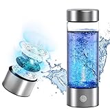 Botella de agua hidrogenada, generador de agua hidrogenada de 420 ml, utilizando tecnología SPE y PEM, generación de agua hidrogenada en tres minutos, adecuada para oficina, deporte, regalos.1piezas