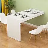 Mesa Plegable Pared Mesa Cocina Plegable Mesa de Hoja abatible Plegable montada en la Pared, Mesa de Comedor Flotante Convertible para Espacios pequeños, Escritorio de Mesa de Oficina en CAS